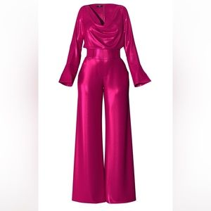 Hanifa Magenta jumpsuit